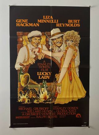 Lucky Lady Movie Poster (fine) One Sheet 1975 Liza Minelli 5381