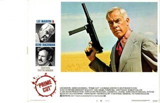 Prime Cut 1972 Release Lobby Card Lee Marvin