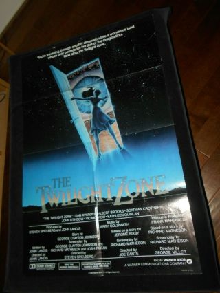 Twilight Zone The Movie Spielberg Folded One Sheet Poster Style B
