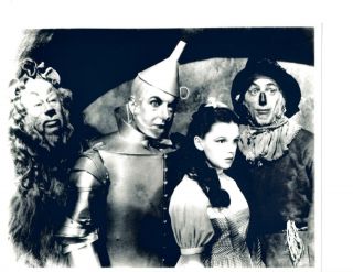 The Wizard Of Oz Cast 8x10 Photo Judy Garland Haley Lahr Bolger