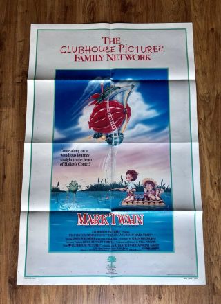 The Adventures Of Mark Twain,  Movie Poster,  One Sheet,  27x41
