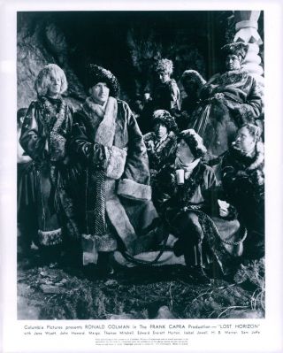 Ronald Colman 1937 Lost Horizon Unsigned Glossy 8x10 B&w Movie Promo Photo