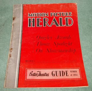 Motion Picture Herald March 21,  1953 Vol.  190 No.  12