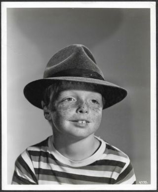 Child Actor Jackie Butch Jenkins 1948 Mgm Portrait Photo