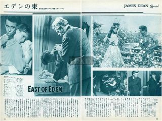 JAMES DEAN Special 1963 Vintage Japan Picture Clippings 4 - Sheets (7pgs) ed/p 3