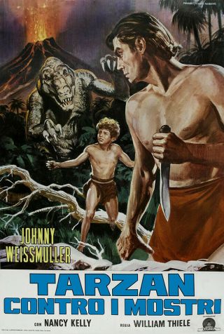 Johnny Weissmuller,  Johnny Sheffield - Tarzan 