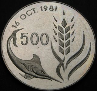 Cyprus 500 Mils 1981 Proof - World Food Day - 2602 ¤