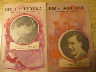 Alice Joyce & Bert Lytell1925 Silent Movie Heralds With Cover Photos Nyc Theatre