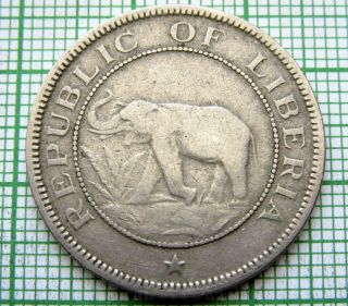 LIBERIA 1941 ONE CENT,  ONE YEAR TYPE 2