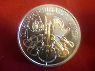 2019 1 Oz.  1.  5 Euros Austria Philharmonic Gem Bu Silver Coin