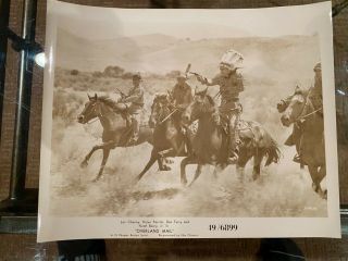 Overland Mail Theatre Press Kit Promo Photo 1942 Lon Chaney Don Terry