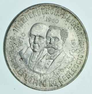 Silver - World Coin - 1960 Mexico 10 Pesos - World Silver Coin 150