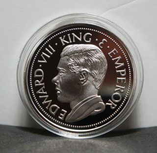 Palestine Crown 1936 Edward Viii King & Emperor Copper - Nickel Proof Token Coin