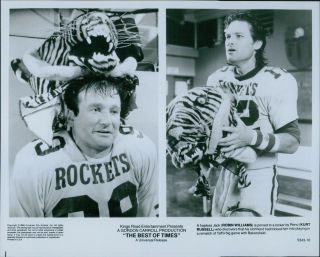 The Best Of Times 1986 Unsigned 8x10 Promo Photo Robin Williams,  Kurt Russell A2