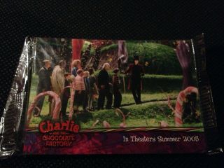 Charlie And The Chocolate Factory Promo Pack Red Foil Card Set