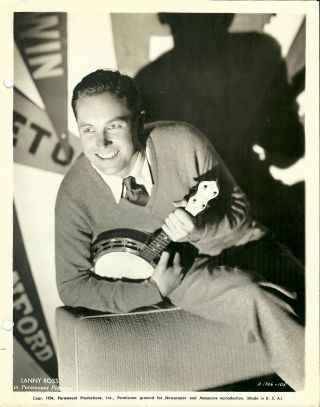 1934 Lanny Ross " College Rhythm " 8x10 Lobby Photo