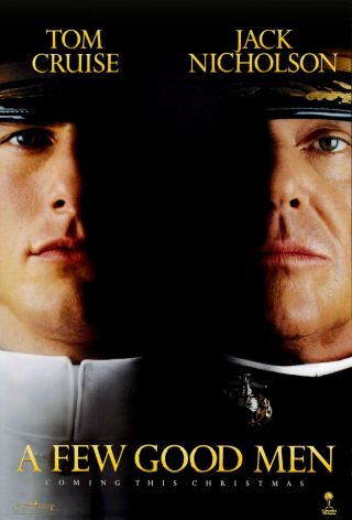 A Few Good Men Movie Poster Ss Advance 27x40 Tom Cruise Jack Nicholson