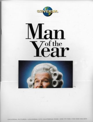 Robin Williams Man Of The Year Movie Press Kit Complete W/photo Cd