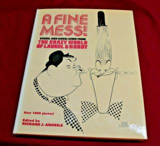 Laurel And Hardy A Fine Mess Hardcover Book