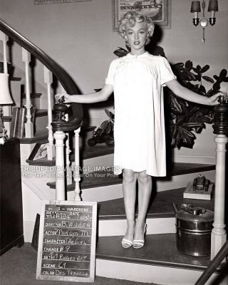 Vintage Marilyn Monroe Wardrobe Test Photo For 1955 