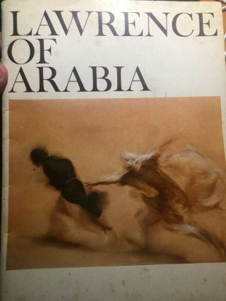 Lawrence Of Arabia Movie Souvenir Program Book 1962