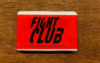 Brad Pitt Vintage Fight Club 1999 Studio Promo Bar Soap