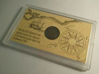 1808 East India Company Uk Coin Shipwreck Admiral Gardner 10 Cash Plastic Case
