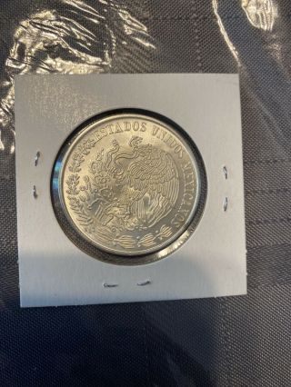 Mexico Silver 100 Pesos 1978 Mexican Cien Pesos Uncirculated.  Bu Ef 2