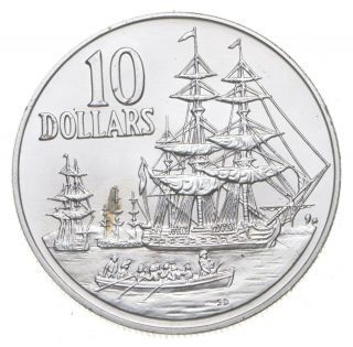 Silver - World Coin - 1988 Australia 10 Dollars - World Silver Coin 747