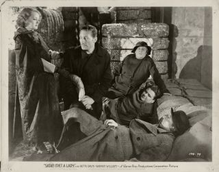 Bette Davis,  Warren William 1936 Scene Still Satan Met A Lady