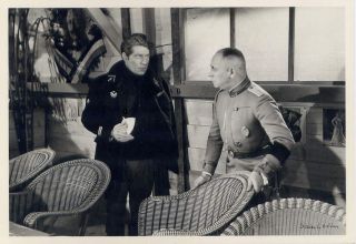 La Grande Illusion 1937•jean Renoir•jean Gabin & Eric Von Stroheim•postcard