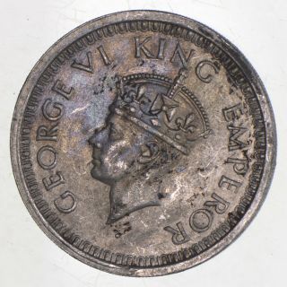 Silver - World Coin - 1945 India 1 Rupee - World Silver Coin 014