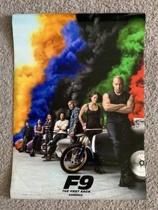 Fast And Furious 9 F9 Double Sided Movie Poster 27 X 40