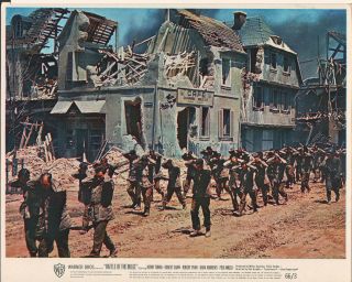Battle Of The Bulge 1966 8x10 " Color Movie Photo Nn