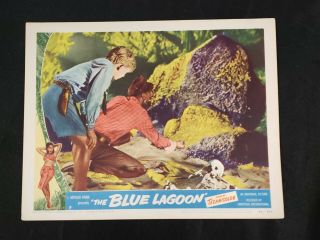 1949 The Blue Lagoon Lobby Card 11x14 " Simmons/houston 49/394