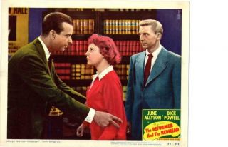 Reformer & The Redhead 1950 Release Lobby Card June Allyson,