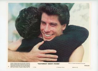 Saturday Night Fever Color Movie Still 8x10 John Travolta 1977 10422