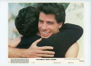 Saturday Night Fever Color Movie Still 8x10 John Travolta 1977 3335