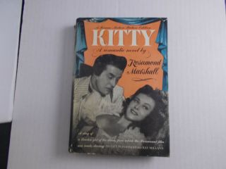 Kitty - By Rosamond Marshall - Film Edi.  1945 Book - H/c - D/j Ray Milland - P.  Goddard
