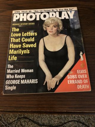 Photoplay June 1963,  Marilyn Monroe Cover And Story