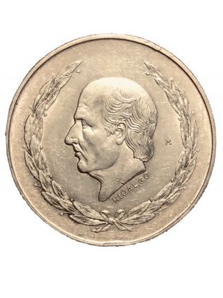 Mexico - 1953 -.  720 Silver 5 Pesos - Large Coin -,  Au/unc