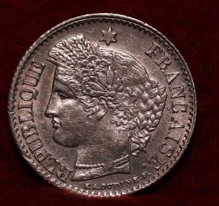 1850 France 20 Centimes Silver Foreign Coin