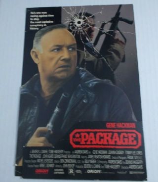, / The Package - - Gene Hackman - Tommy Lee Jones - Video Store Counter Display