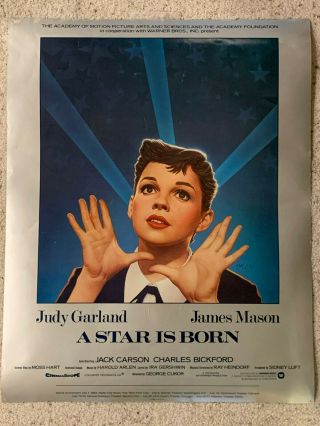 Judy Garland Musical A Star Is Born Poster Richard Amsel Art 22 " X28 "