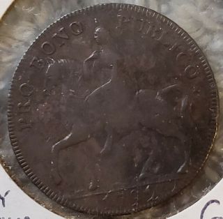 1792 Lady Godiva Great Britain Warwickshire Coventry 1/2 Penny Token D,  H 235