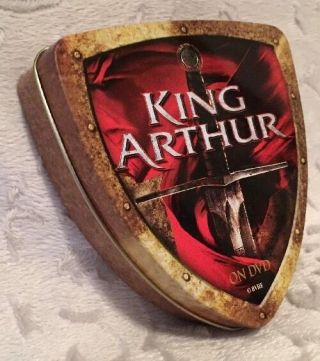 King Arthur Movie Tin And 4 Coasters Dvd Release Promo