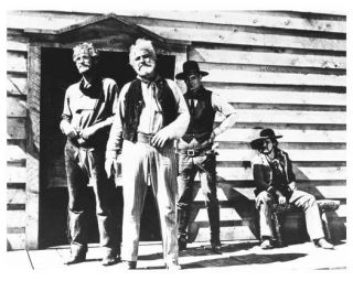Shane Great 8x10 Still Jack Palance And Other Heavies - - (a740)
