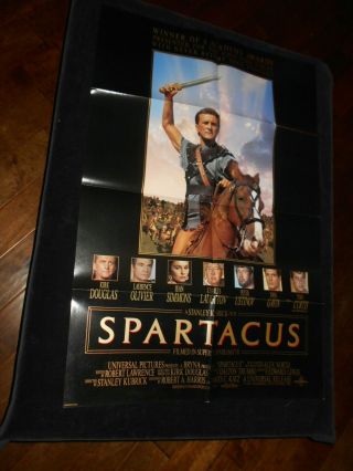 Spartacus Kirk Douglas Stanley Kubrick R91 Folded One Sheet Poster