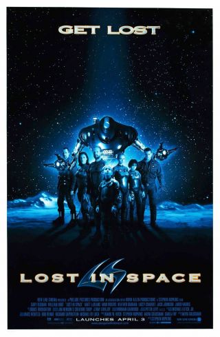 Lost In Space (1998) Movie Poster - Rolled