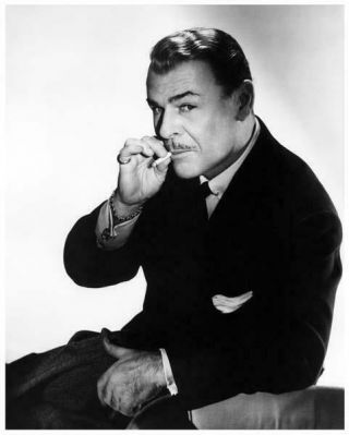 Brian Donlevy Great 8x10 Portrait Still With Cigarette - - G773